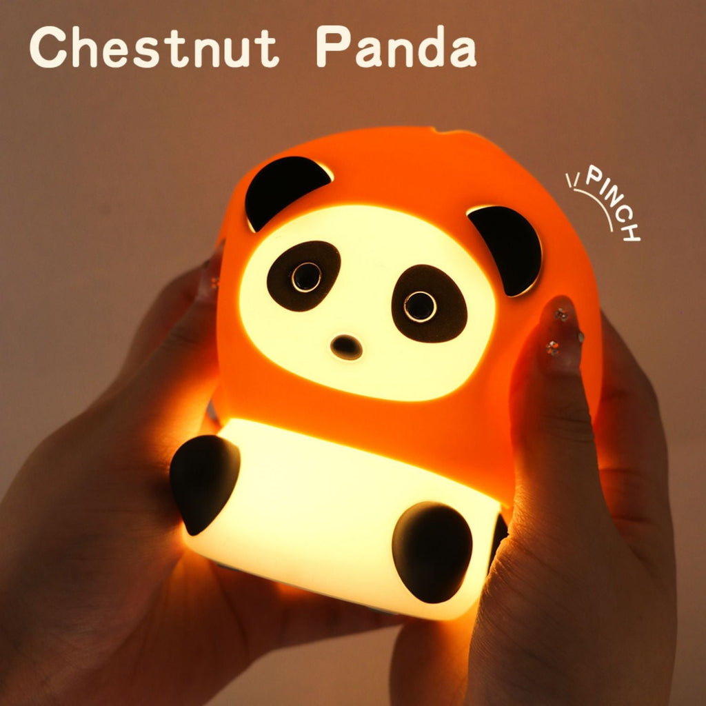 kawaiies-softtoys-plushies-kawaii-plush-Kawaii Chunky Panda LED Night Lights | NEW Home Decor Chestnut 