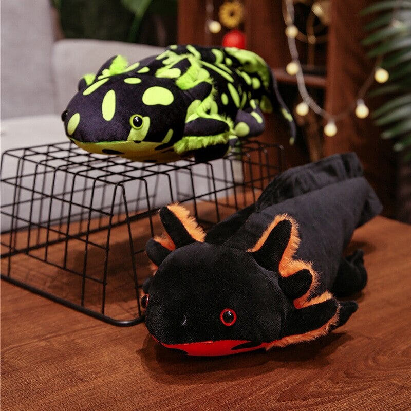 kawaiies-softtoys-plushies-kawaii-plush-Kawaii Colorful Likelike Axolotl Plushie Family Soft toy 