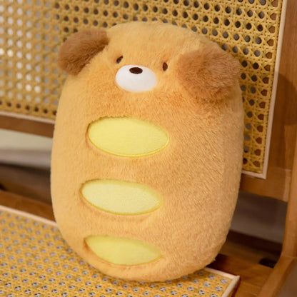 kawaiies-softtoys-plushies-kawaii-plush-Kawaii Dog Bread Baguette Plushie Soft toy 30cm 