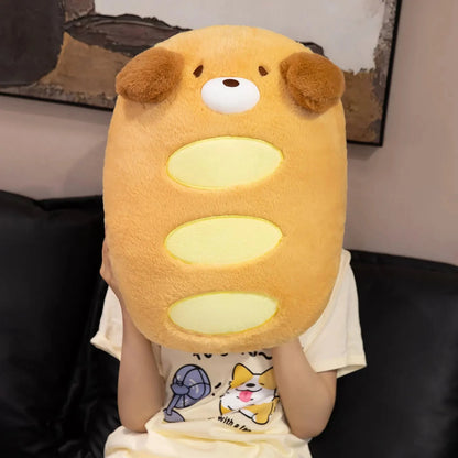 kawaiies-softtoys-plushies-kawaii-plush-Kawaii Dog Bread Baguette Plushie Soft toy 