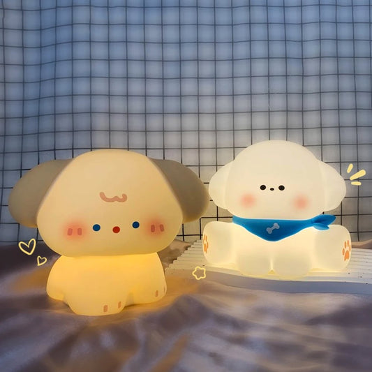 kawaiies-softtoys-plushies-kawaii-plush-Kawaii Dog Friends LED Night Light Home Decor 