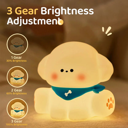 kawaiies-softtoys-plushies-kawaii-plush-Kawaii Dog Friends LED Night Light Home Decor 