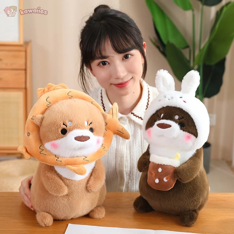 kawaiies-softtoys-plushies-kawaii-plush-Kawaii Dress-up Otter Plush Soft toy 