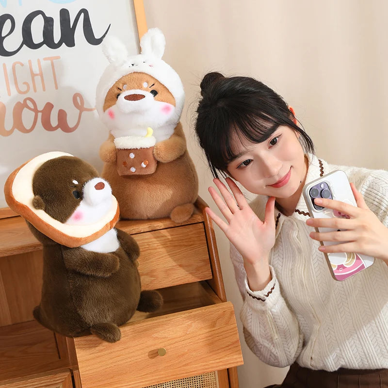 kawaiies-softtoys-plushies-kawaii-plush-Kawaii Dress-up Otter Plush Soft toy 