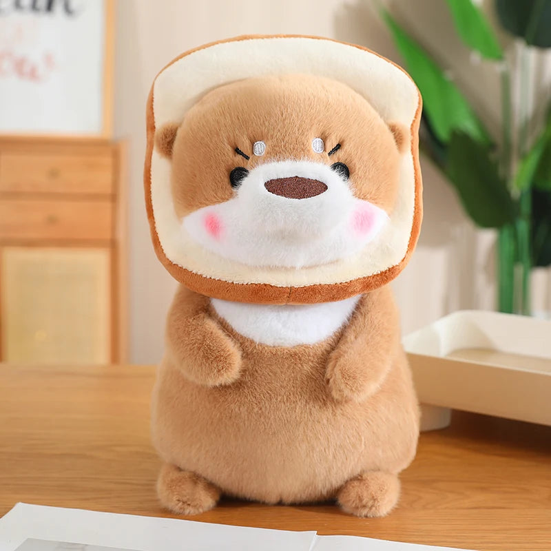 kawaiies-softtoys-plushies-kawaii-plush-Kawaii Dress-up Otter Plush Soft toy Light Brown Bread 12in / 30cm 