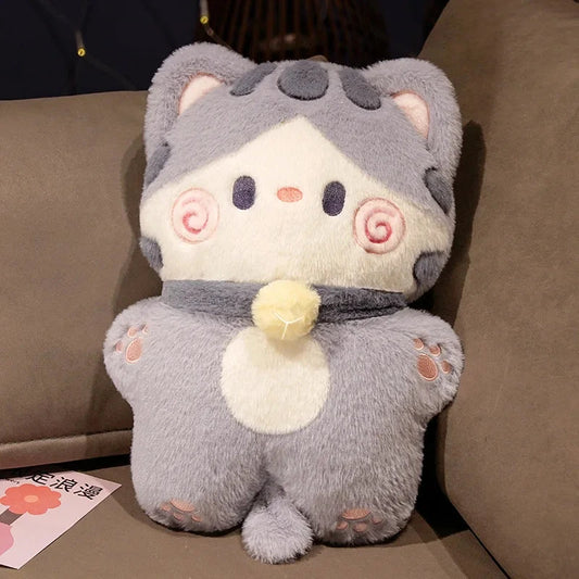 kawaiies-softtoys-plushies-kawaii-plush-Kawaii Fluffy Cat Plushies Soft toy Gray 