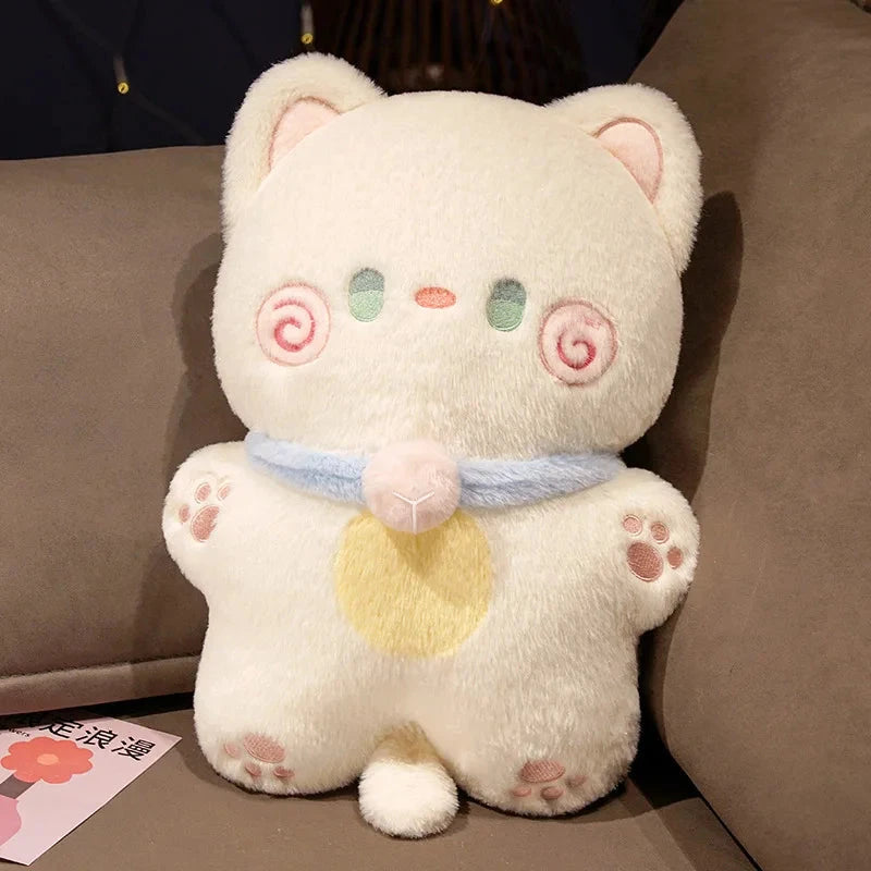 kawaiies-softtoys-plushies-kawaii-plush-Kawaii Fluffy Cat Plushies Soft toy White 