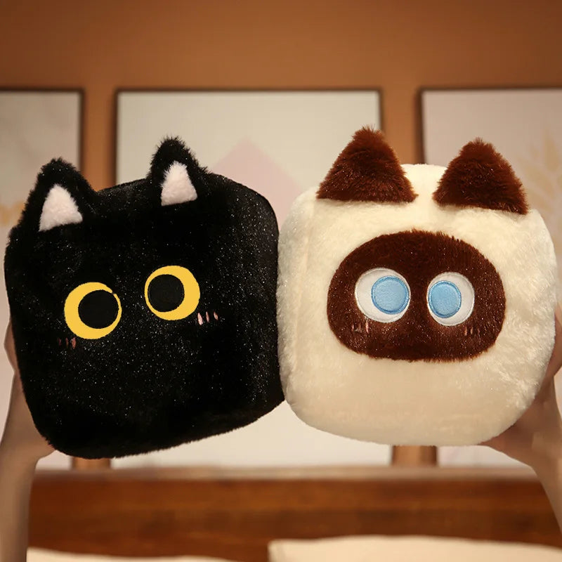 kawaiies-softtoys-plushies-kawaii-plush-Kawaii Fluffy Cube Cat Plushie Collection Soft toy 