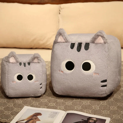kawaiies-softtoys-plushies-kawaii-plush-Kawaii Fluffy Cube Cat Plushie Collection Soft toy 