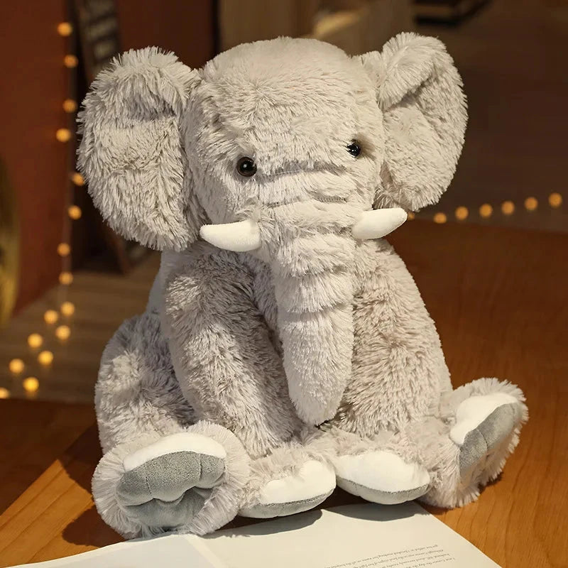 kawaiies-softtoys-plushies-kawaii-plush-Kawaii Fluffy Elephant Plush Family Soft toy Grey 