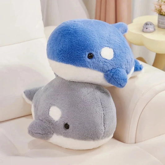 kawaiies-softtoys-plushies-kawaii-plush-Kawaii Fluffy Gray Blue Killer Whale Plushies Soft toy 