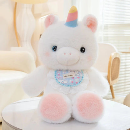 kawaiies-softtoys-plushies-kawaii-plush-Kawaii Fluffy Sitting Animal Plushie Squad Soft toy Unicorn 
