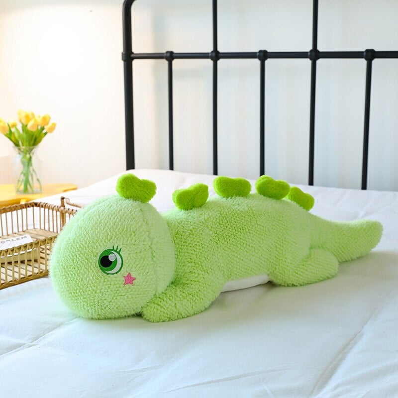 kawaiies-softtoys-plushies-kawaii-plush-Kawaii Fluffy Stegosaurus Dinosaur Plushies Soft toy Green 60cm 