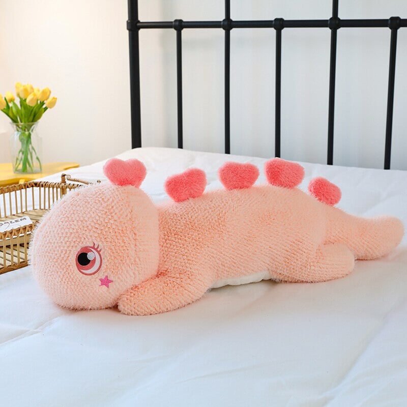 kawaiies-softtoys-plushies-kawaii-plush-Kawaii Fluffy Stegosaurus Dinosaur Plushies Soft toy Pink 60cm 