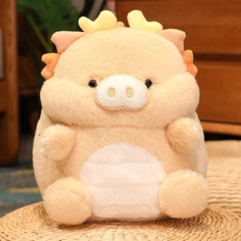 kawaiies-softtoys-plushies-kawaii-plush-Kawaii Funny Pig Dragon Plush Soft toy Brown 