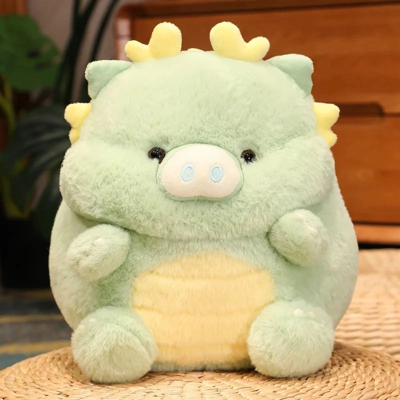 kawaiies-softtoys-plushies-kawaii-plush-Kawaii Funny Pig Dragon Plush Soft toy Green 