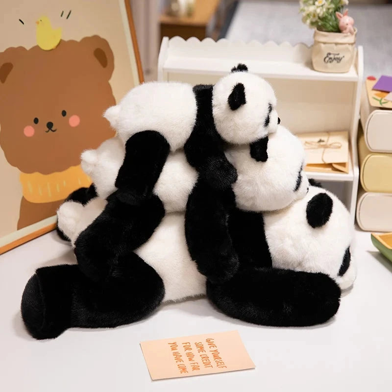 kawaiies-softtoys-plushies-kawaii-plush-Kawaii Fuzzy Black Brown Panda Plushies Soft toy 