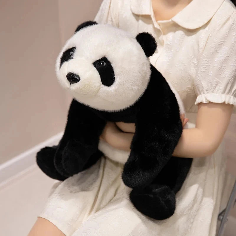 kawaiies-softtoys-plushies-kawaii-plush-Kawaii Fuzzy Black Brown Panda Plushies Soft toy 