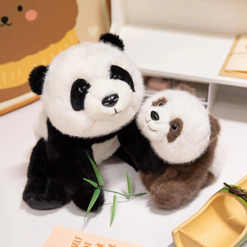 kawaiies-softtoys-plushies-kawaii-plush-Kawaii Fuzzy Black Brown Panda Plushies Soft toy 