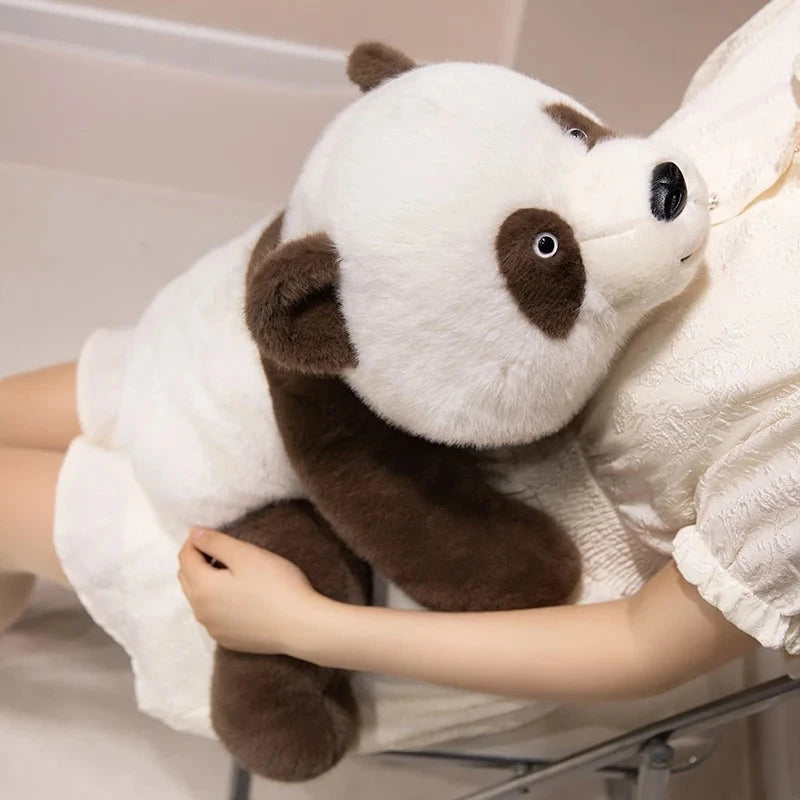 kawaiies-softtoys-plushies-kawaii-plush-Kawaii Fuzzy Black Brown Panda Plushies Soft toy 