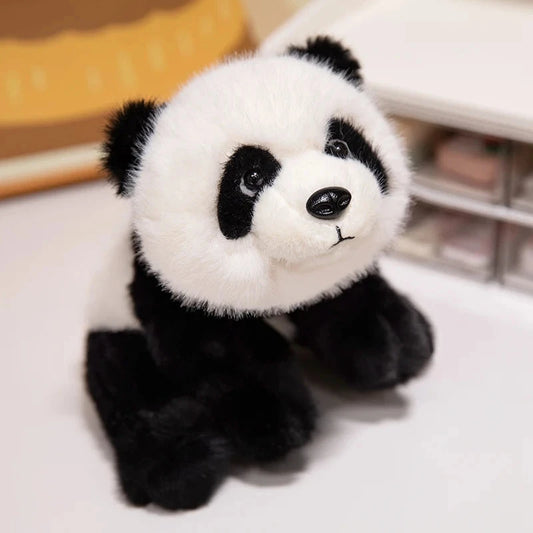kawaiies-softtoys-plushies-kawaii-plush-Kawaii Fuzzy Black Brown Panda Plushies Soft toy Black 30cm 