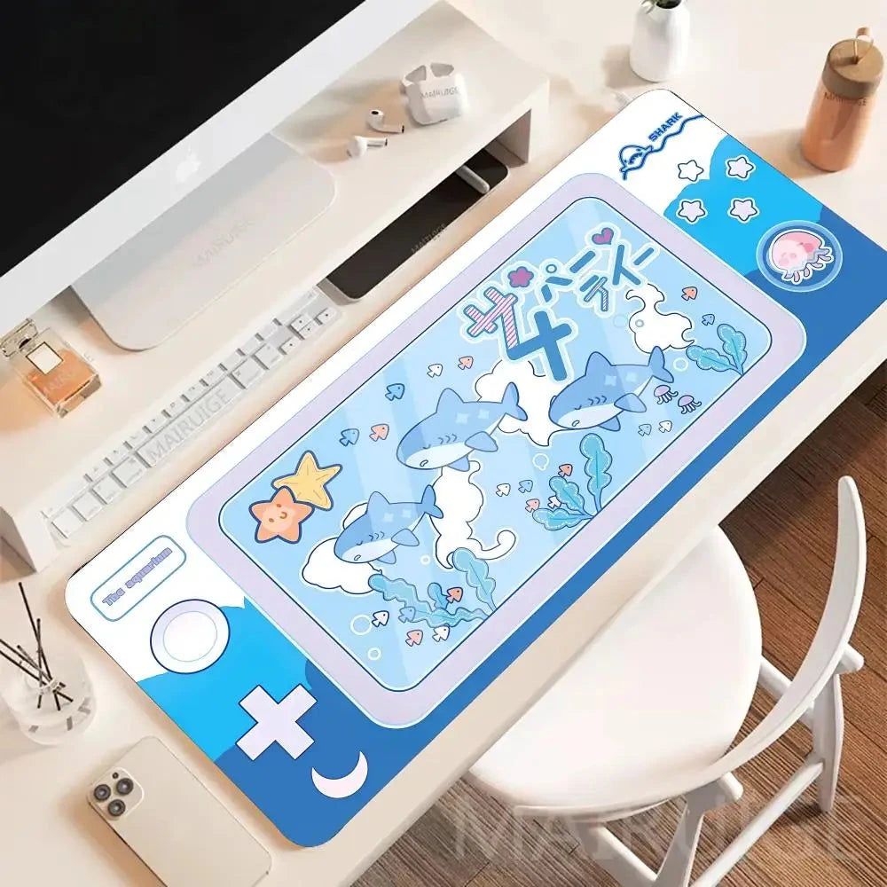 kawaiies-softtoys-plushies-kawaii-plush-Kawaii Gaming Sea Shark Mouse Pad Mouse Pads 