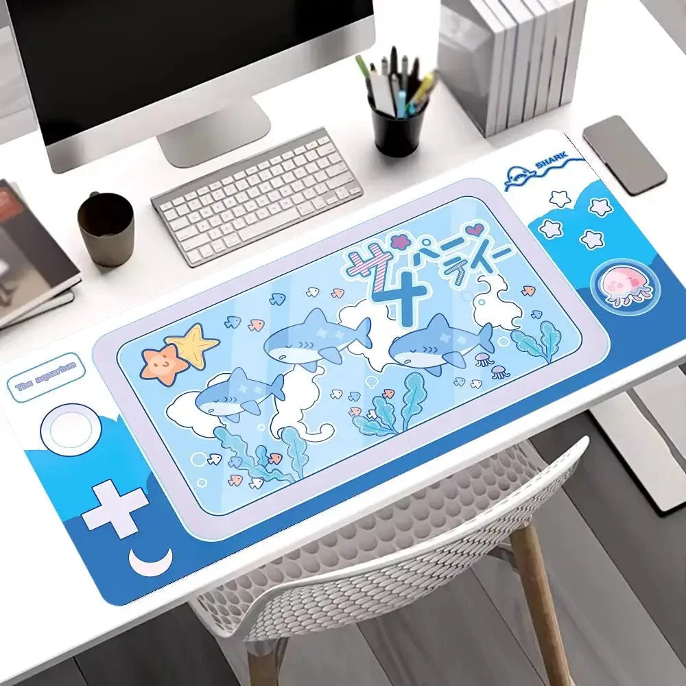 kawaiies-softtoys-plushies-kawaii-plush-Kawaii Gaming Sea Shark Mouse Pad Mouse Pads 