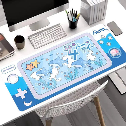 kawaiies-softtoys-plushies-kawaii-plush-Kawaii Gaming Sea Shark Mouse Pad Mouse Pads 