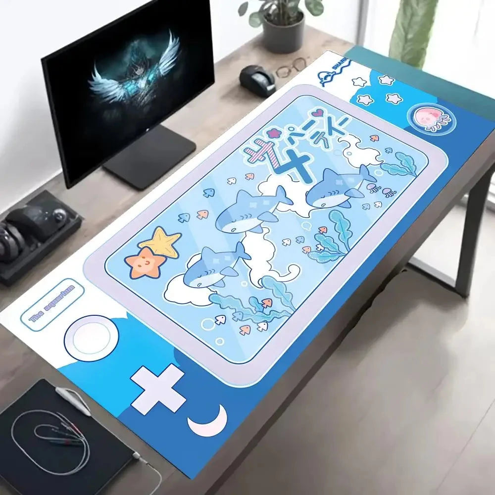 kawaiies-softtoys-plushies-kawaii-plush-Kawaii Gaming Sea Shark Mouse Pad Mouse Pads 