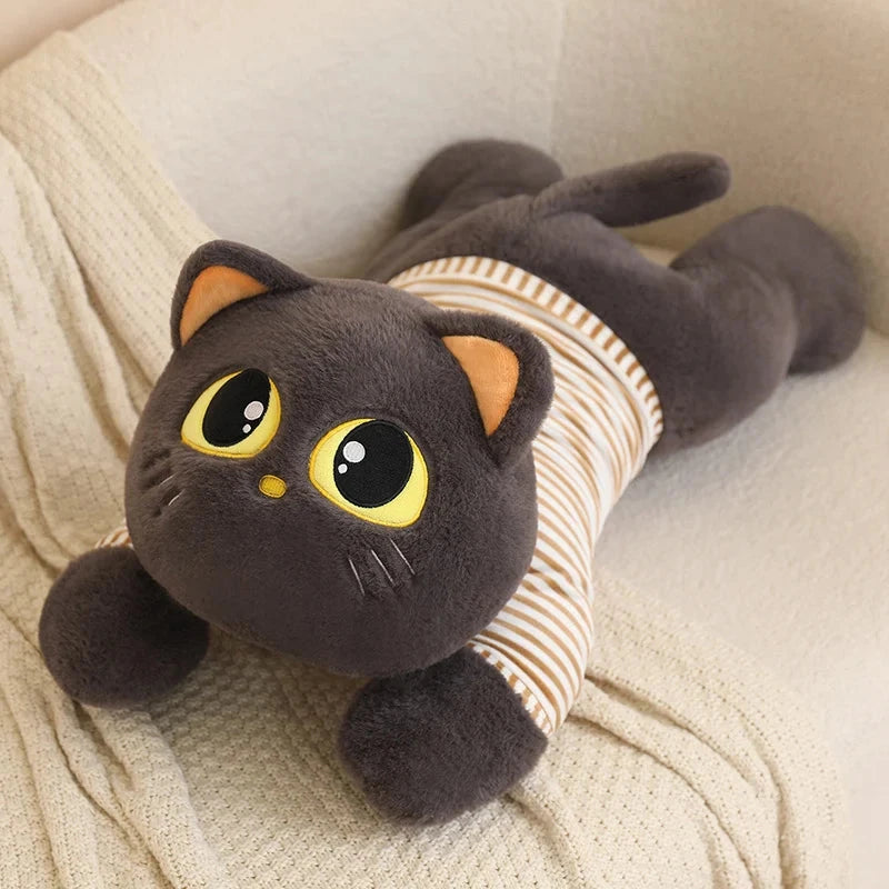kawaiies-softtoys-plushies-kawaii-plush-Kawaii Giant Cat Plushies Soft toy Grey (Tee) 65cm 