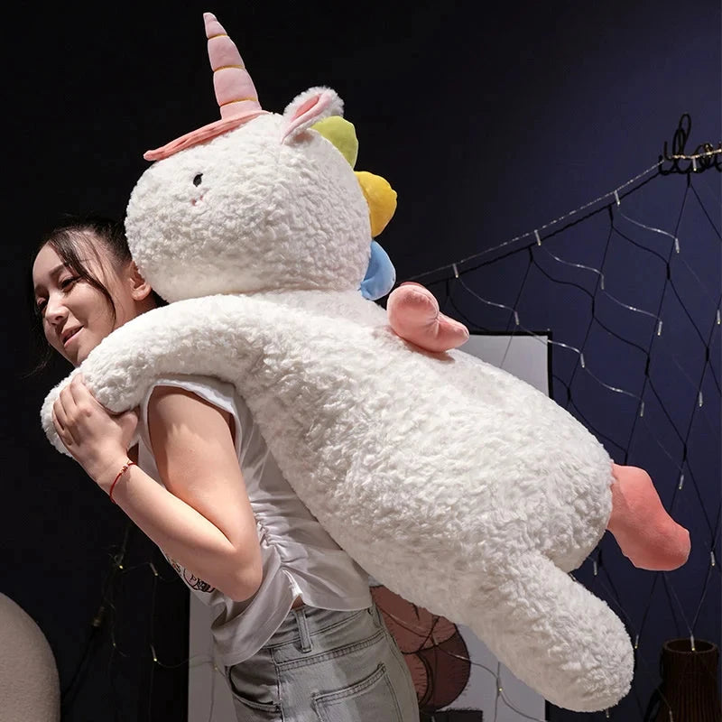 kawaiies-softtoys-plushies-kawaii-plush-Kawaii Giant Chibi White Unicorn Plushie Soft toy 
