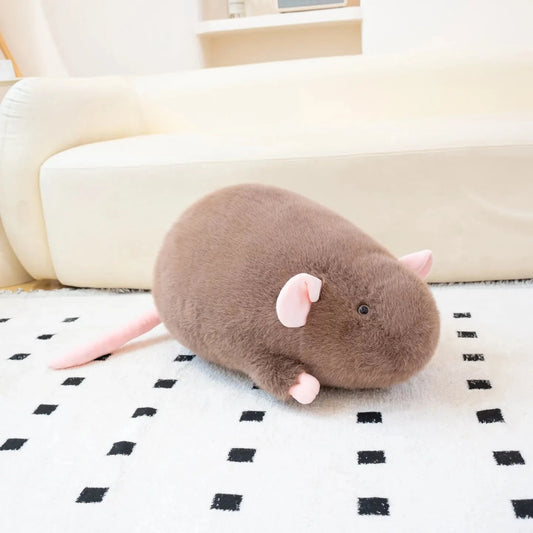 kawaiies-softtoys-plushies-kawaii-plush-Kawaii Giant Mouse Rat Plushies Soft toy Brown (Mocha) 18cm 