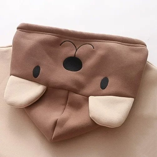 kawaiies-softtoys-plushies-kawaii-plush-Kawaii Harajuku Style Bear Two-tone Hoodies Hoodies 