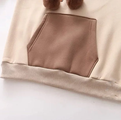 kawaiies-softtoys-plushies-kawaii-plush-Kawaii Harajuku Style Bear Two-tone Hoodies Hoodies 