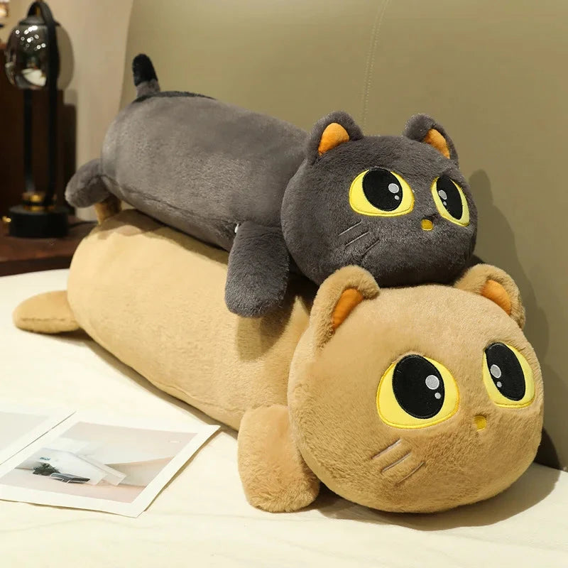 kawaiies-softtoys-plushies-kawaii-plush-Kawaii Long Snuggly Cat Plush Family Soft toy 