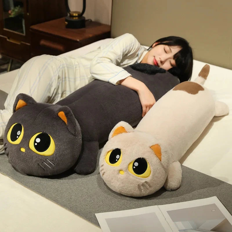 kawaiies-softtoys-plushies-kawaii-plush-Kawaii Long Snuggly Cat Plush Family Soft toy 