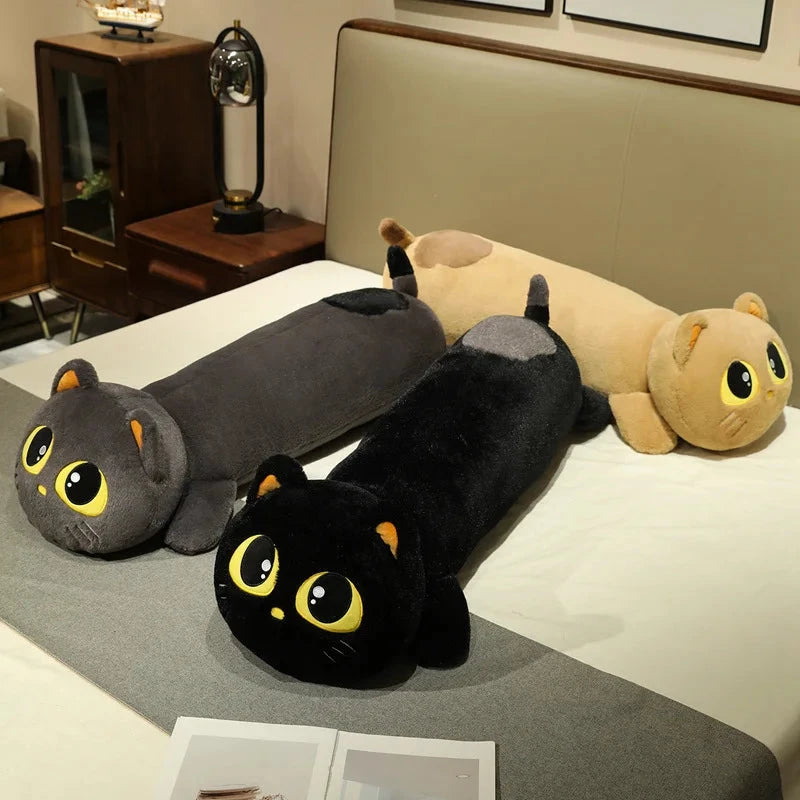 kawaiies-softtoys-plushies-kawaii-plush-Kawaii Long Snuggly Cat Plush Family Soft toy 