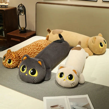 kawaiies-softtoys-plushies-kawaii-plush-Kawaii Long Snuggly Cat Plush Family Soft toy 