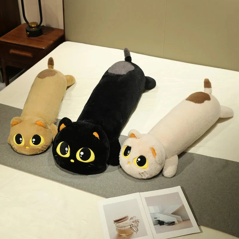 kawaiies-softtoys-plushies-kawaii-plush-Kawaii Long Snuggly Cat Plush Family Soft toy 