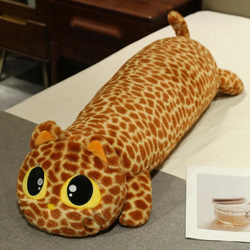 kawaiies-softtoys-plushies-kawaii-plush-Kawaii Long Snuggly Cat Plush Family Soft toy Leopard 90cm / 35in 