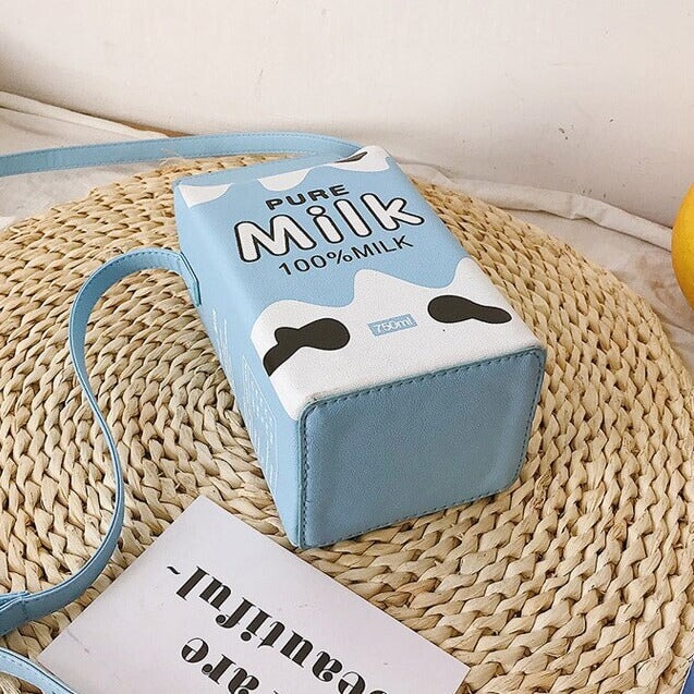 Kawaii Milk Juice Carton Box Bag Kawaiies