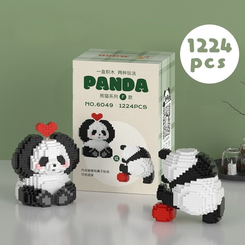 kawaiies-softtoys-plushies-kawaii-plush-Kawaii Panda 3-in-1 Nano Building Block Collection 3 | NEW Set 2 With Box 