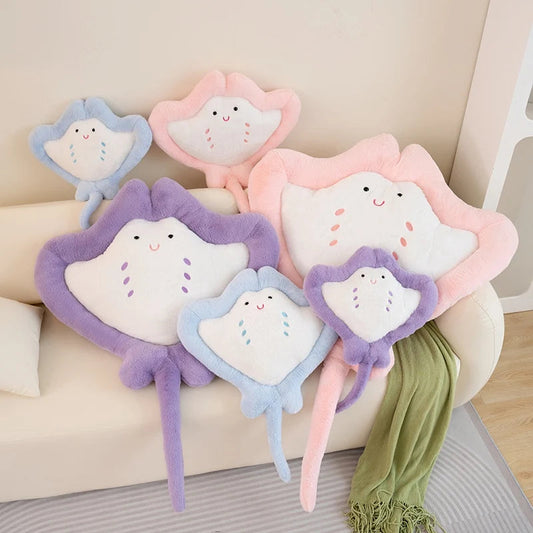 kawaiies-softtoys-plushies-kawaii-plush-Kawaii Pastel Fluffy Stingray Plushies Soft toy 