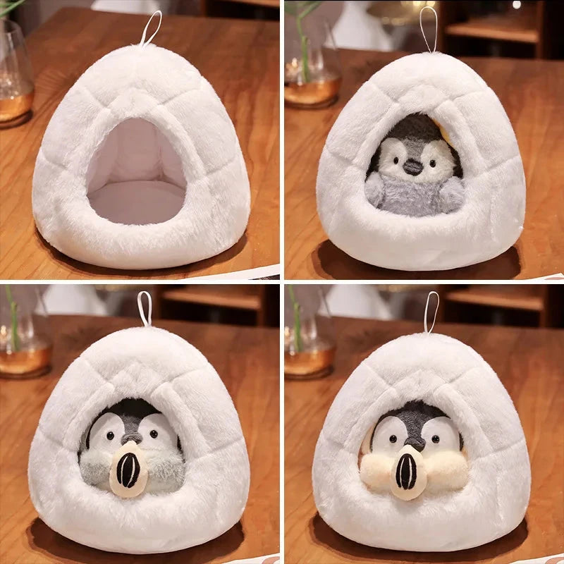 kawaiies-softtoys-plushies-kawaii-plush-Kawaii Penguin Nest Plushie Soft toy 