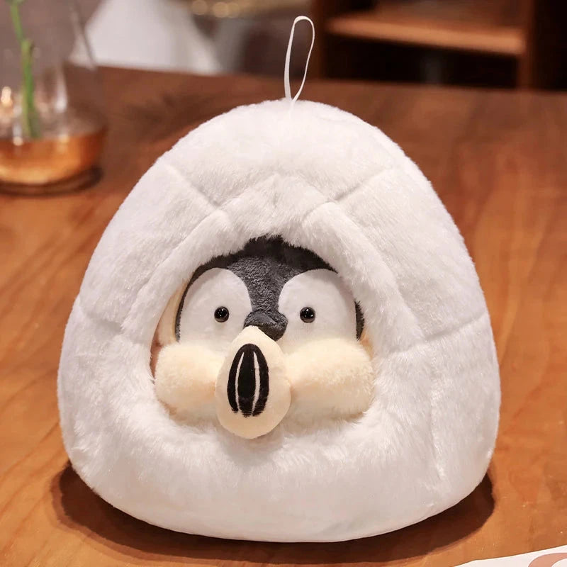 kawaiies-softtoys-plushies-kawaii-plush-Kawaii Penguin Nest Plushie Soft toy Cream Seed 