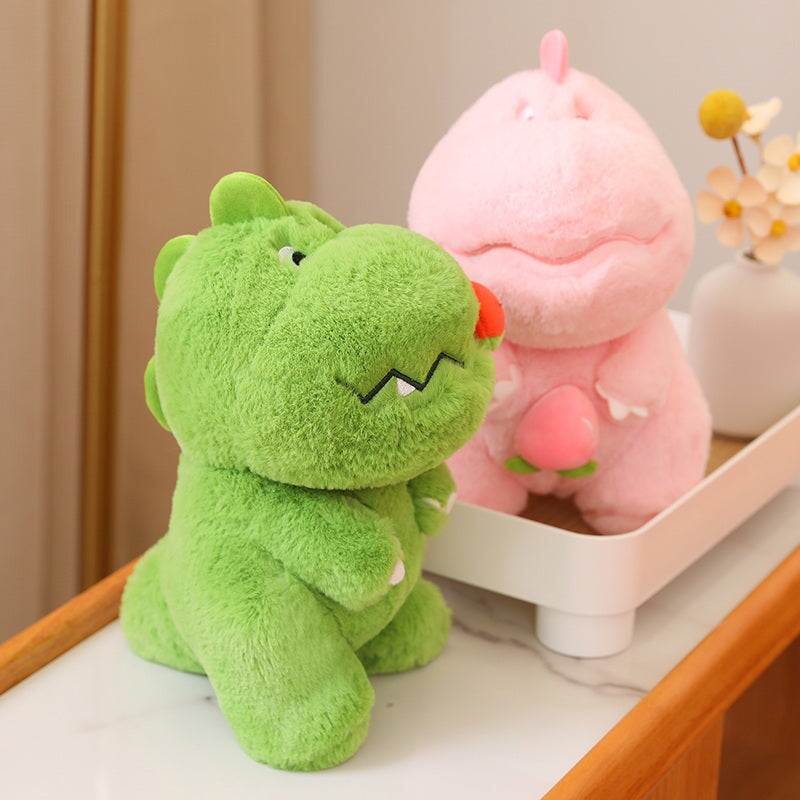 kawaiies-softtoys-plushies-kawaii-plush-Kawaii Pink Green Fluffy Dinosaur Plushies | NEW Soft toy 