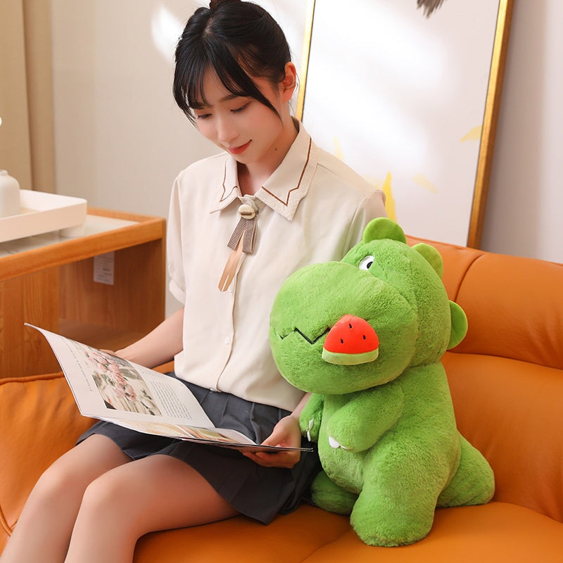 kawaiies-softtoys-plushies-kawaii-plush-Kawaii Pink Green Fluffy Dinosaur Plushies | NEW Soft toy 