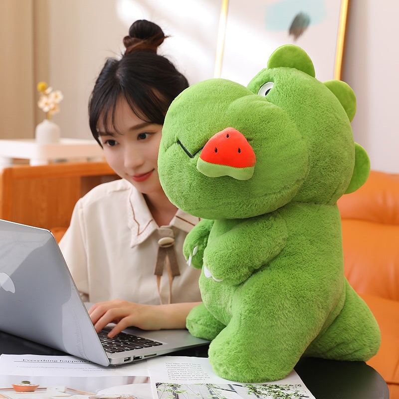 kawaiies-softtoys-plushies-kawaii-plush-Kawaii Pink Green Fluffy Dinosaur Plushies | NEW Soft toy 