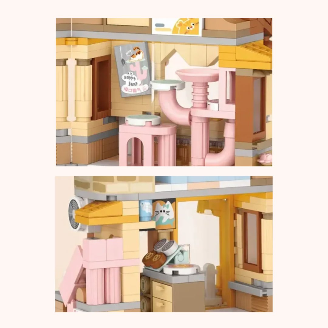 kawaiies-softtoys-plushies-kawaii-plush-Kawaii Pink Panda Ginger Cat Shop Micro Building Sets Build it 