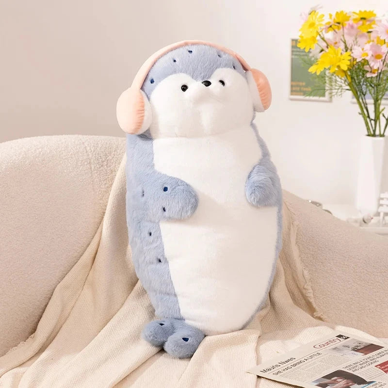 kawaiies-softtoys-plushies-kawaii-plush-Kawaii Seal Plushie Family Soft toy Blue 2 (70cm) 